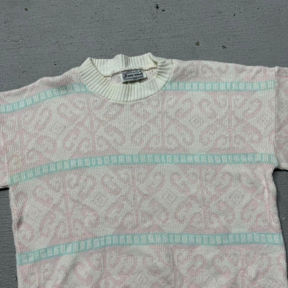 Vintage Jane Adams Knit Pattern Sweater‎ Size Large - Picture 2 of 7